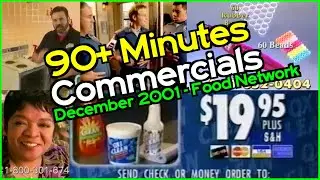 90+ Minutes of Commercials - December 2001 - Food Network