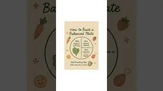 How to build a balanced plate 🍽️ #health #weightlossdiet #foryou