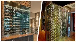75 Mid-sized Beige Floor Wine Cellar Design Ideas You'll Love 🔴