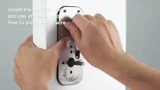 SMONET Fingerprint Keyless Entry Smart Door Lock Installation