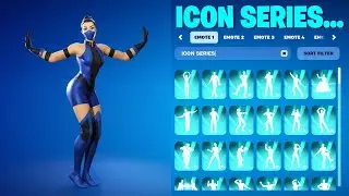 ALL FORTNITE ICON SERIES DANCES & EMOTES