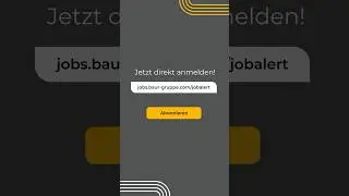 Jetzt neu auf unserer Karriere-Website: Der Job Alert! 🔔