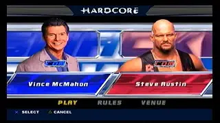 WWE SmackDown Shut Your Mouth - Vince McMahon vs. Steve Austin - Hardcore Match