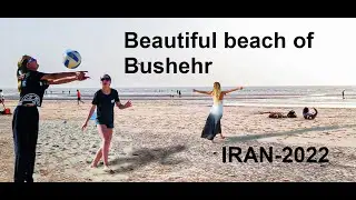 beach sports in Bushehr | Iran vlog | GIRLS OF KITESURFING | Walk along the Bushehr beach