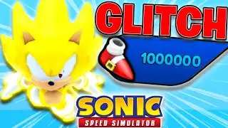 This Glitch is BROKEN... (Sonic Speed Simulator)