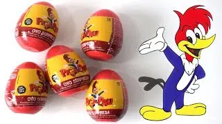 Pica Pau Ovos Surpresas - Brinquedos Surprise Eggs
