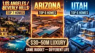 Inside America’s Elite Estates: From LA to the Mountains — $50M Homes Uncovered
