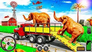 Animal Transport Truck Simulator -  Real Cargo Truck Zoo Transporter Driving : Android Gameplay