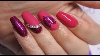 Sweet Nail Art Tutorial Indigo Glitter
