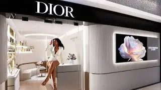 A DAY WITH DIOR AT SAKS 5TH AVE | Makeup, bubbles & more