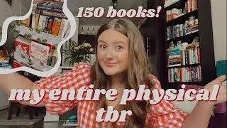 EVERY BOOK ON MY PHYSICAL TBR 2022 | 150+ books and organizing my tbr cart