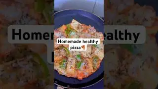 Made pizza at home with wheat flour 😍🍕stay tuned for full video✨ #food #homemade