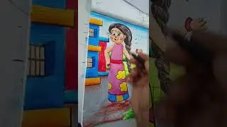 Chutki art pastel drawing #smartartandcrafts #artandcraft #art 