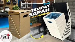 Tempat Sampah 100% Terbuat Dari Kardus