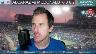 Carlos ALCARAZ vs Mackenzie MCDONALD 2022 - ATP Cincinnati - LIVE Tennis COMMENTARY - Livestream &hellip;