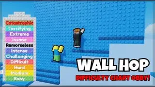 Ren's HARD Wall Hop Obby --- Stages (1-102) --- [Terrifying Difficulty]