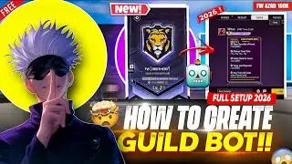How to use guild glory bot's🤔.Free fire guild glory bot free | Guild glory bot setup | FW AZAD 100k!