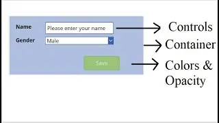 Working with controls, container, controls colors and opacity in Canvas PowerApps