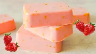DIY Strawberry Soap! Clear Skin Soap!