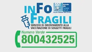 Attivato il numero verde infofragili