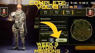 PUBG NEWSTATE VOL.13 WEEK 3 STORY MISSIONS | ALL LOCATIONS