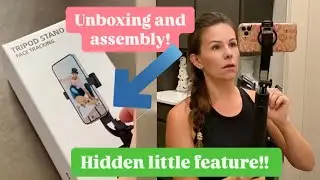 yAyusi Extendable Auto Face Tracking Tripod 360&deg; Rotation with Light