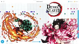 Demon Slayer (Kimetsu No Yaiba) - Gurenge/Opening - Chrome Music Lab (Link In Desk)