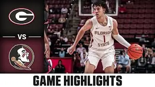 Georgia vs. Florida State Game Highlights | 2023-24 ACC Men&rsquo;s Basketball