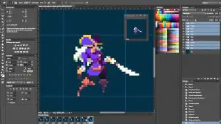 Duelyst - Pirate sword attack: animation process