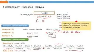 Balanços de Massa em Processos Reativos - parte 4 (Estratégias de BM em Processos Reativos)