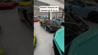 Dubai&lsquo;s Exotic Car Heaven 🏎️ #dubaicars #hypercar #cardealership
