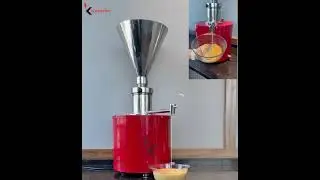 T2/دستگاه کرم پوره تربینث/Industrial Tahini Making, Sesame Paste Grinding Machine/sesame sauce machi