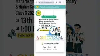 📢Maharashtra SSC Board results 2025 13th May 2025 at 1:00 PM Important Announcement for Students!🎯🔥