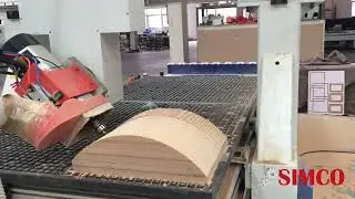 Router CNC 4 ejes con cambio de herramienta Mod. STD-1325-4A-ATC Mac. SIMCO