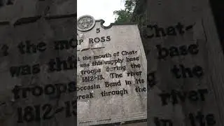 Camp Ross and Cummings Highway at Lookout Mountain also Chattanooga, Tennessee city skyline🌁🌇⛰️🏞️