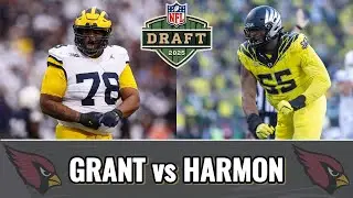 Cardinals Draft Dilemma: Kenneth Grant or Derrick Harmon in Round 1?