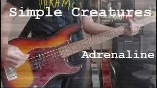 Simple Creatures - Adrenaline (Bass Cover)