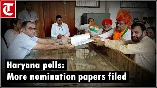 Haryana CM joins ex-minister Devendra Singh Babli at his nomination paper filing from Tohana