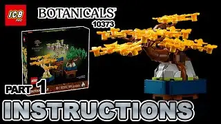 LEGO Botanicals Mini Bonsai Trees 10373 &ndash; 4K Build Instructions Slideshow (Part 1 of 3)
