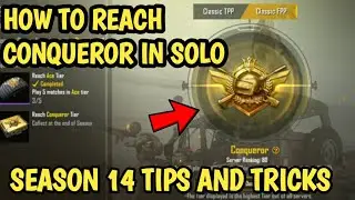 How To Reach Conqueror in SOLO SEASON 14  | TIPS AND TRICKS IN HINDI | UZANYT