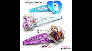 Frozen Head Band Set|Elsa Hair Clip Pony ||Frozen2 Hair Accessories.Frozen Hair Bow. Designerplanet