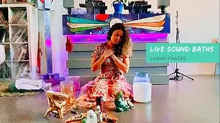 Pink Super Moon Sound Bath Live on IG @innerNestnyc