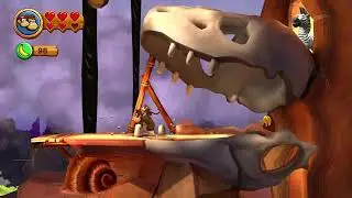 Switch | Donkey Kong Country Returns HD | 6-1 Sticky Situation | Gameplay