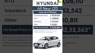 Hyundai i20 Asta Opt IVT Petrol On Road Price May 2023 | All New Hyundai i20 2023 |  @carlenahai