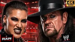 Full Match - Rhea Ripley Vs Undertaker Extreme Rules #wwe #wwe2k25 #shorts #short #PS5 #gaming #raw