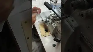 Blind Cuff hem Crew Neck... #handskills #machine #stitching