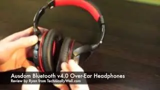 Ausdom Bluetooth v4.0 Over-Ear Headphones Review