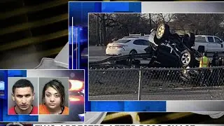 Man, woman arrested after attempting to escape traffic stop, crashing vehicle, BCSO says