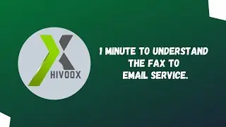 English : 1 minute to understand the fax to email service.