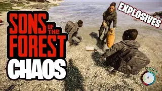 Sons of The Forest: Playing for the first time with 5 People!!